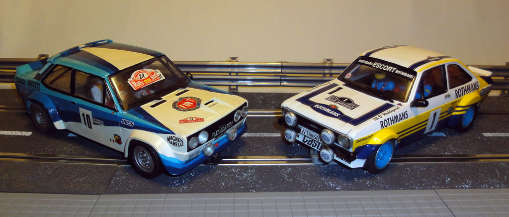 Fiat 131 Abarth & Ford Escort Mk.II Rallye Slot 1/24 Fiat 131 Abarth & Ford Escort Mk.II Rallye Slot 1/24